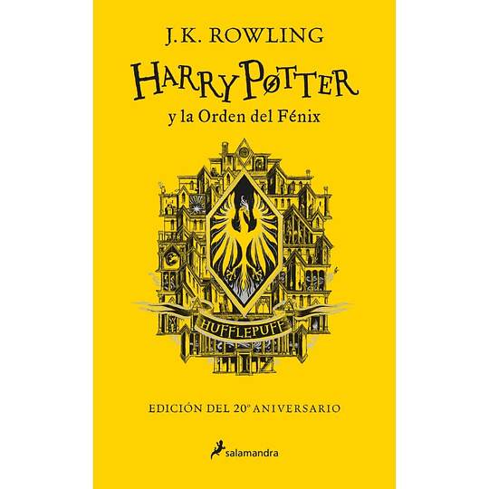Harry Potter Y La Orden Del Fenix. Edicion 20 Aniversario. Hufflepuff