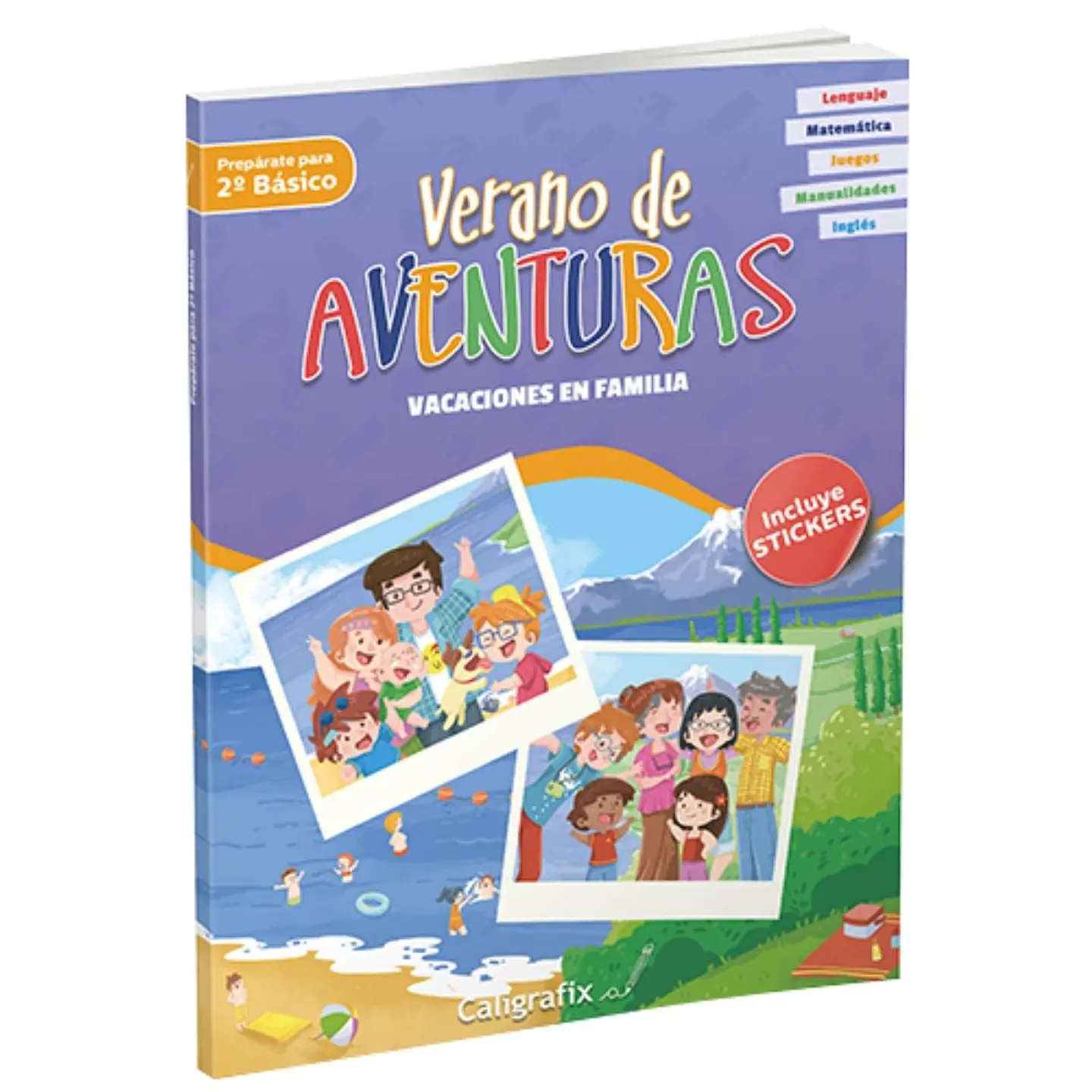 Verano De Aventuras. Vacaciones En Familia. Preparate Para 2do Basico 1