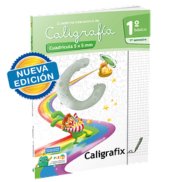 Caligrafia En Cuadricula. Primero Basico, Primer Semestre. Caligrafix C11c