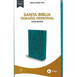 Biblia Reina Valera1960 Tamaño Personal Letra Grande Con Indice Y Cierre