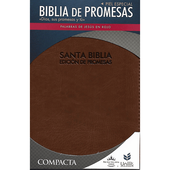 Biblia De Promesas Compacta Cafe Con Cierre