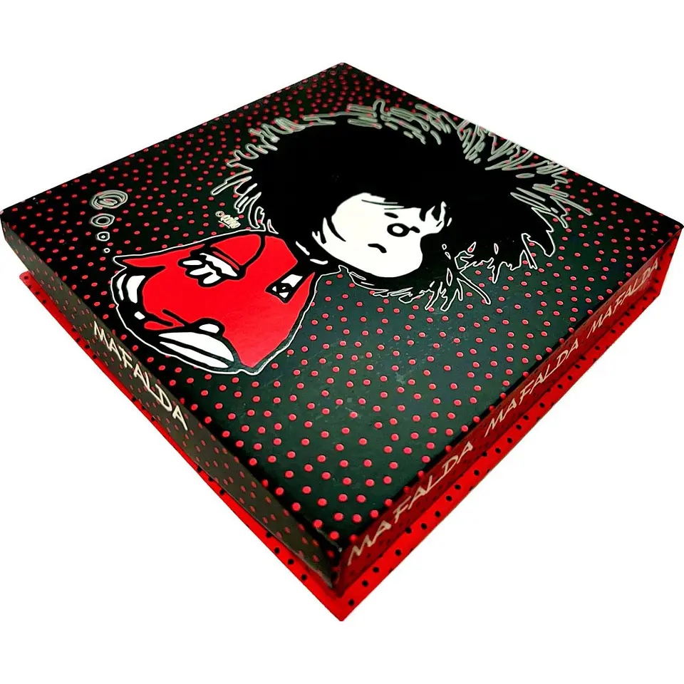 Caja De Notas Y Banderitas Autoadhesivas Mafalda Sueño 1