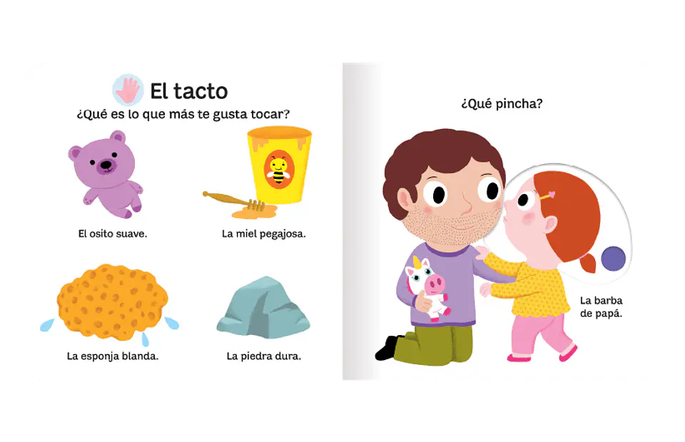 Pequeños Curiosos -  Mi Libro De Los 5 Sentidos 3