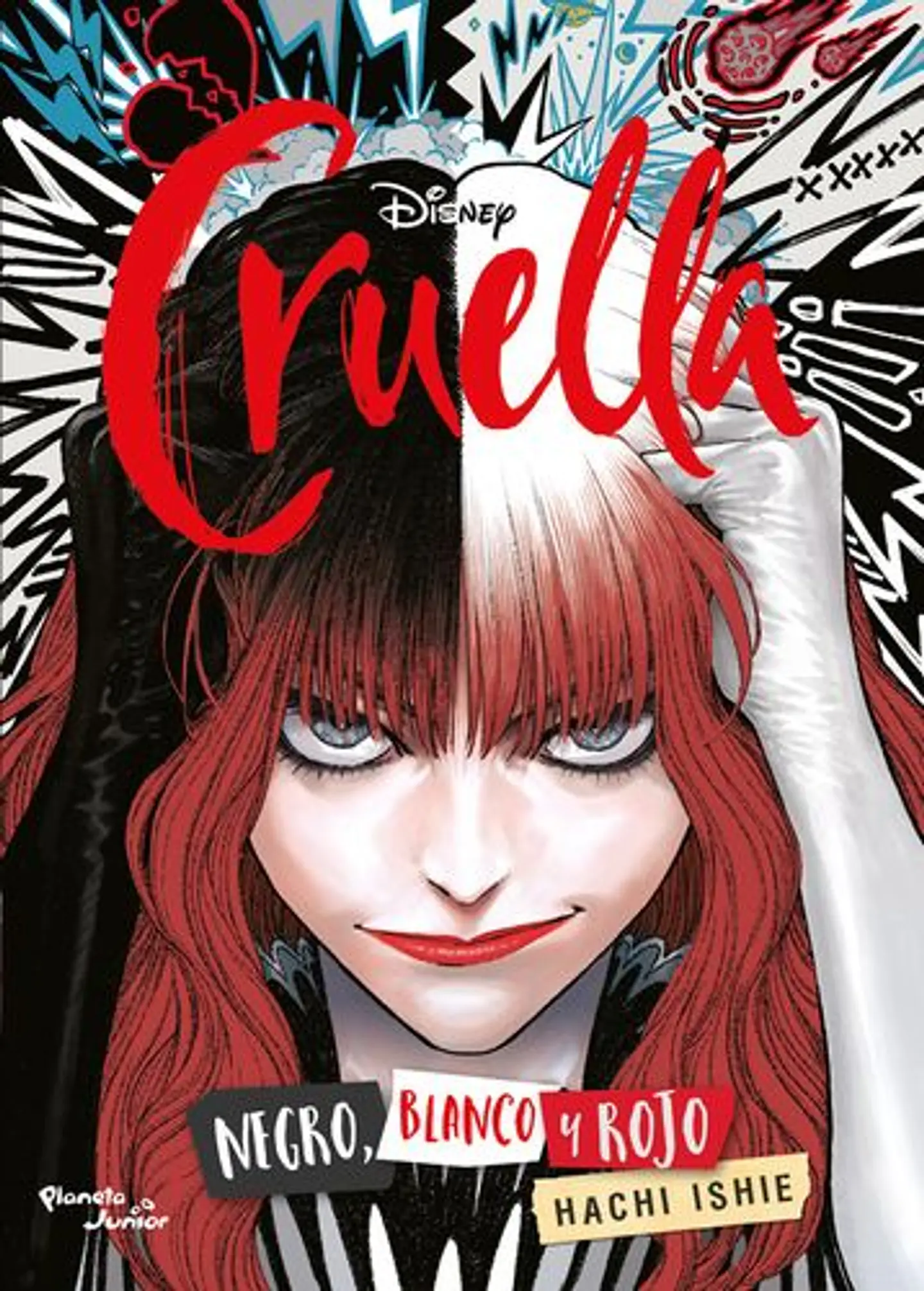 Cruella - Negro Blanco Y Rojo 1