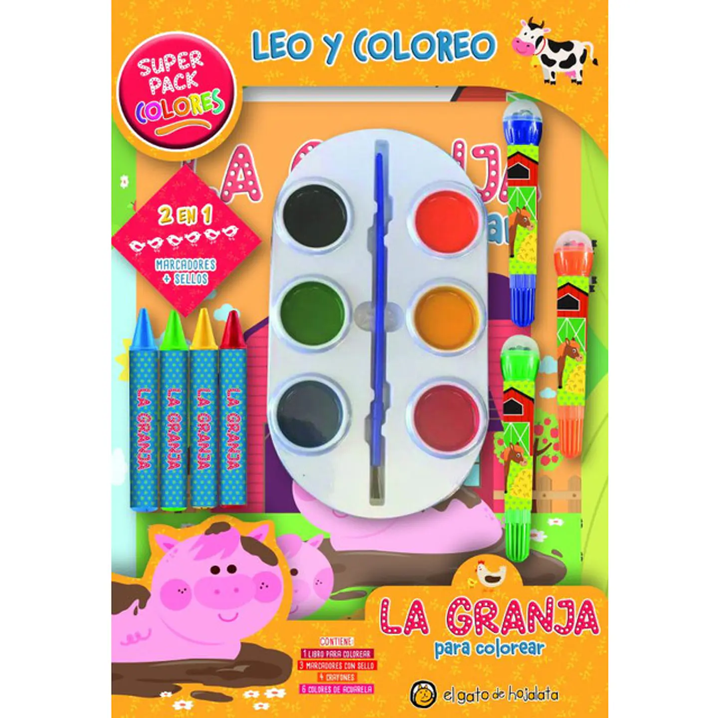 La Granja Para Colorear 1