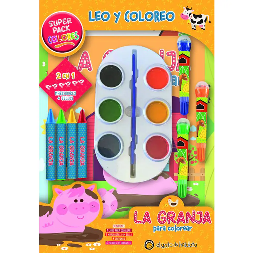 La Granja Para Colorear 1