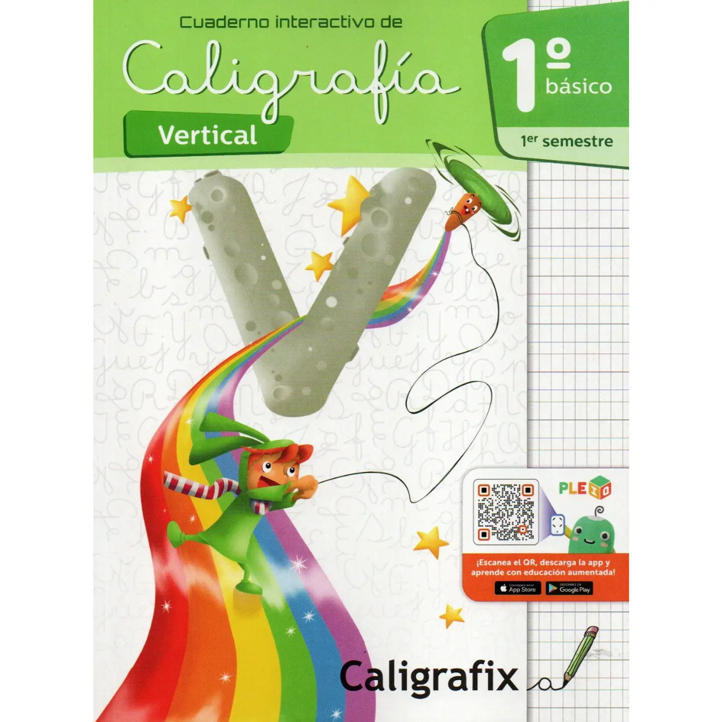 Caligrafia Vertical .Primero Basico, Primer Semestre. Caligrafix C11v 1