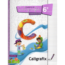 Caligrafia En Cuadricula. Sexto Basico. Caligrafix C60c