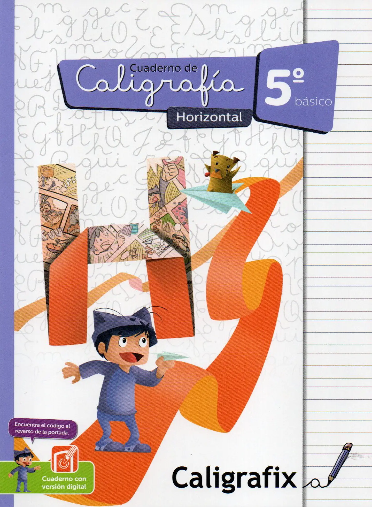 Caligrafia Horizontal. Quinto Basico. Caligrafix C50h 1