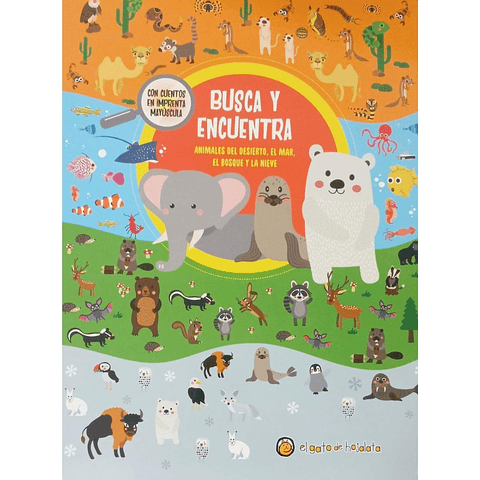 Busca Y Encuentra Animales Del Desierto - Mar - Bosque 