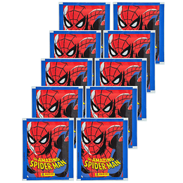Pack 10 Sobres Album Spider-man 60 Años