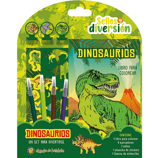 Dinosaurios Un Set Para Divertirse