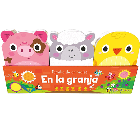 Familia De Animales. En La Granja