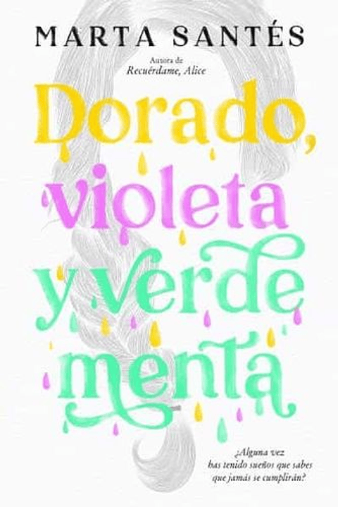 Dorado Violeta Y Verde Menta