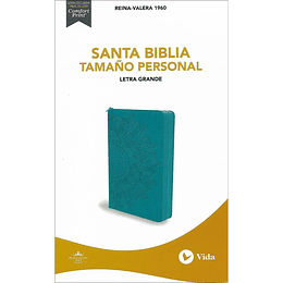 Biblia Reina Valera 1960 Tamaño Personal Letra Grande Con Indice Y Cierre