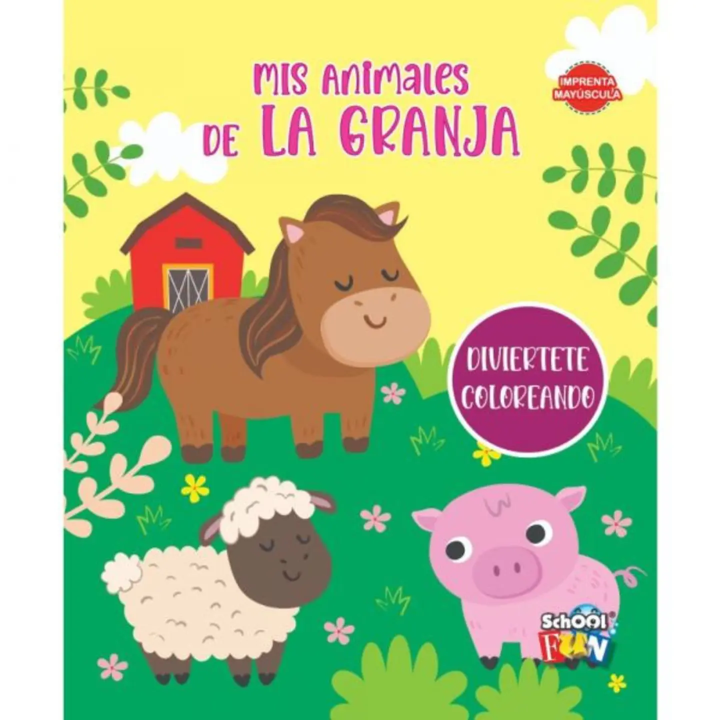 Mis Animales De La Granja  Diviertete Coloreando 1