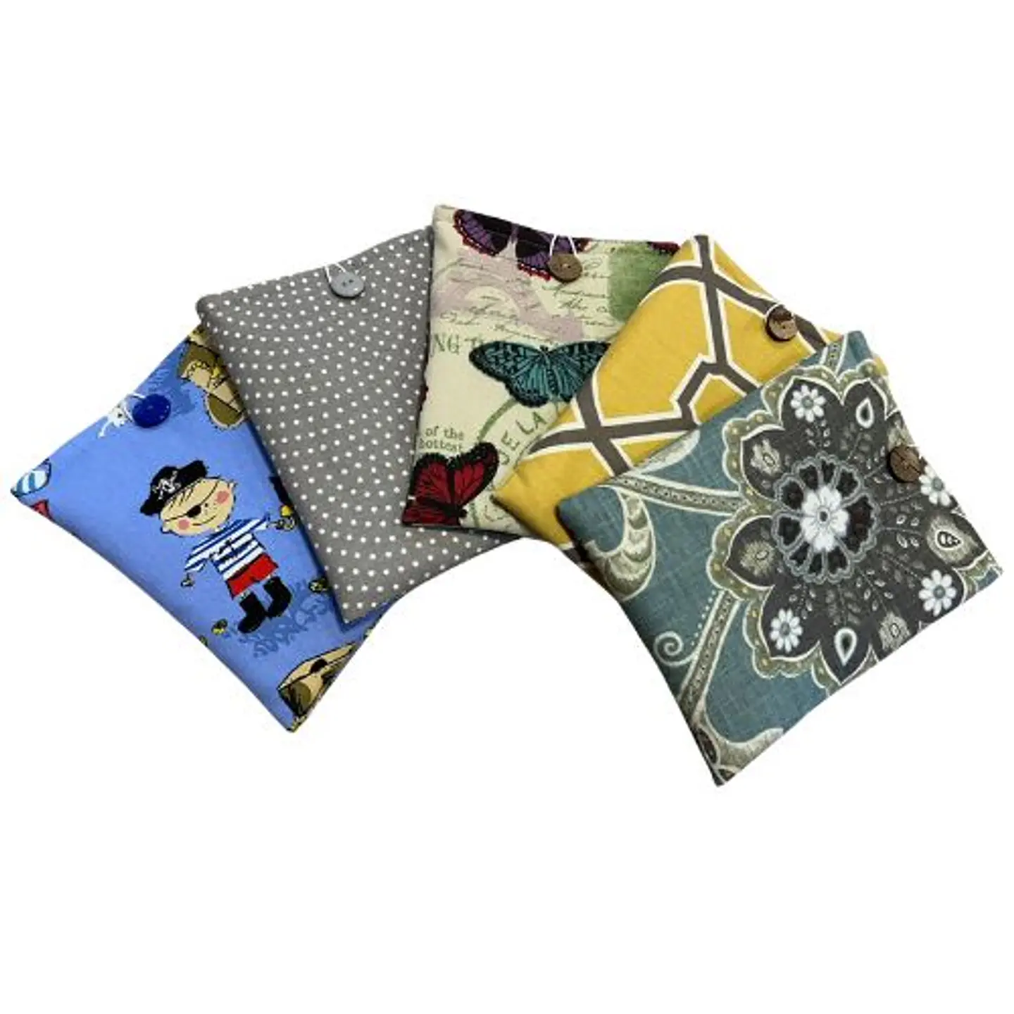 Funda De Tela Para Libros Diseño Variedades 1