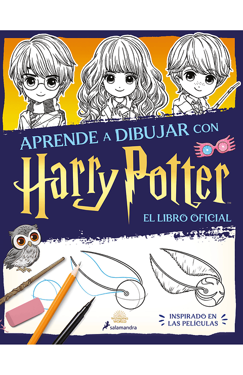 Aprende A Dibujar Con Harry Potter Libro Oficial Inspirado En Las Películas
