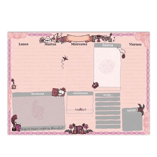 Pascualina Planner Semanal Bruja Pop