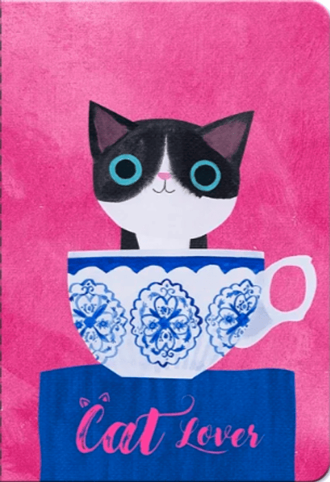 Libreta Tapa Blanda Pequeña Planet Cat