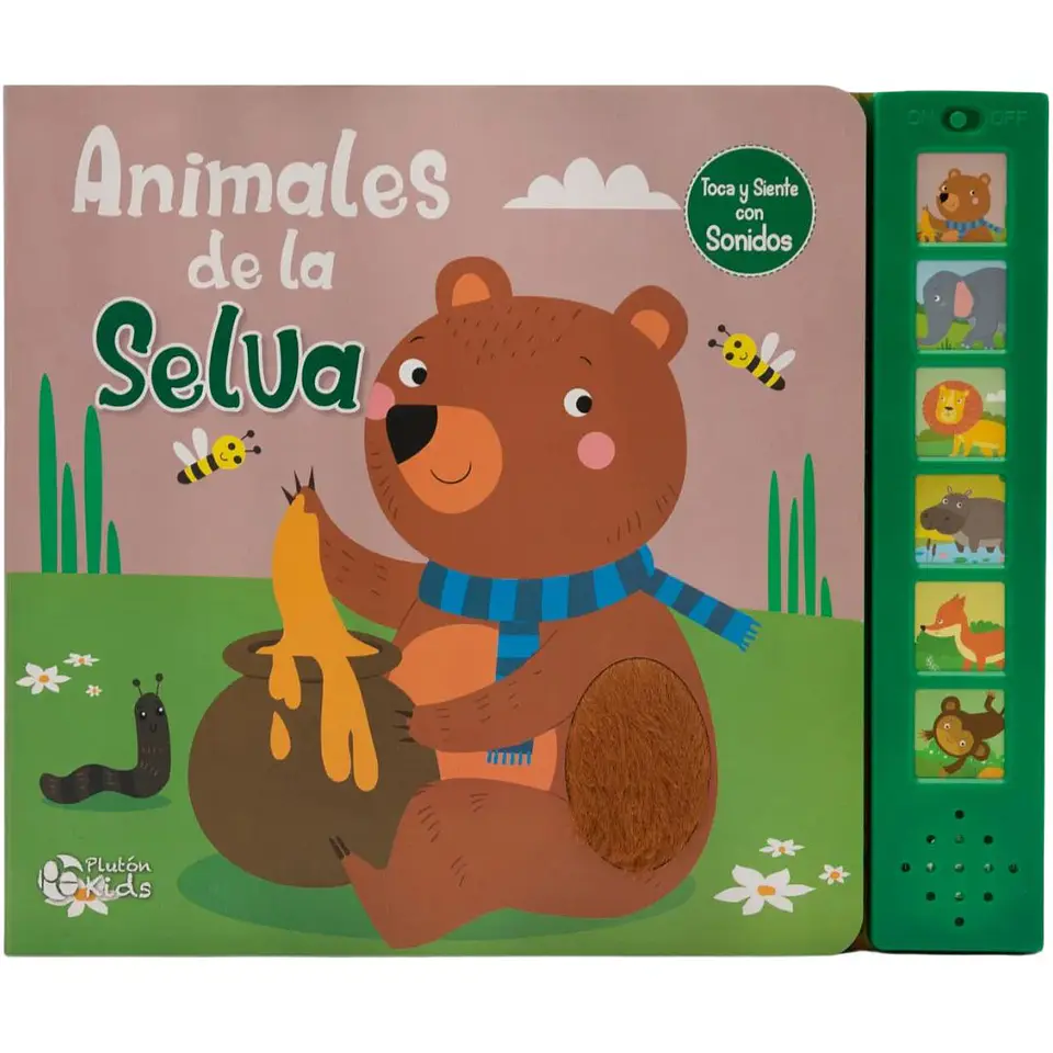 Toca Y Siente Con Sonidos Animales De La Selva 1