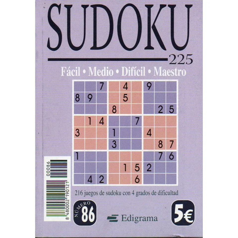 Sudoku Edigrama 86 1