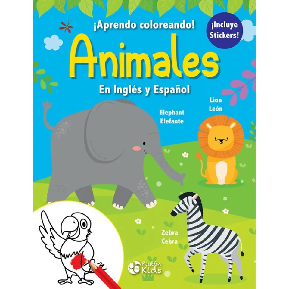 Aprendo Coloreando Animales En Ingles Y Español 1