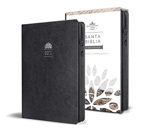Biblia Reina Valera 1960 Tamaño Manual Letra Grande Con Cierre