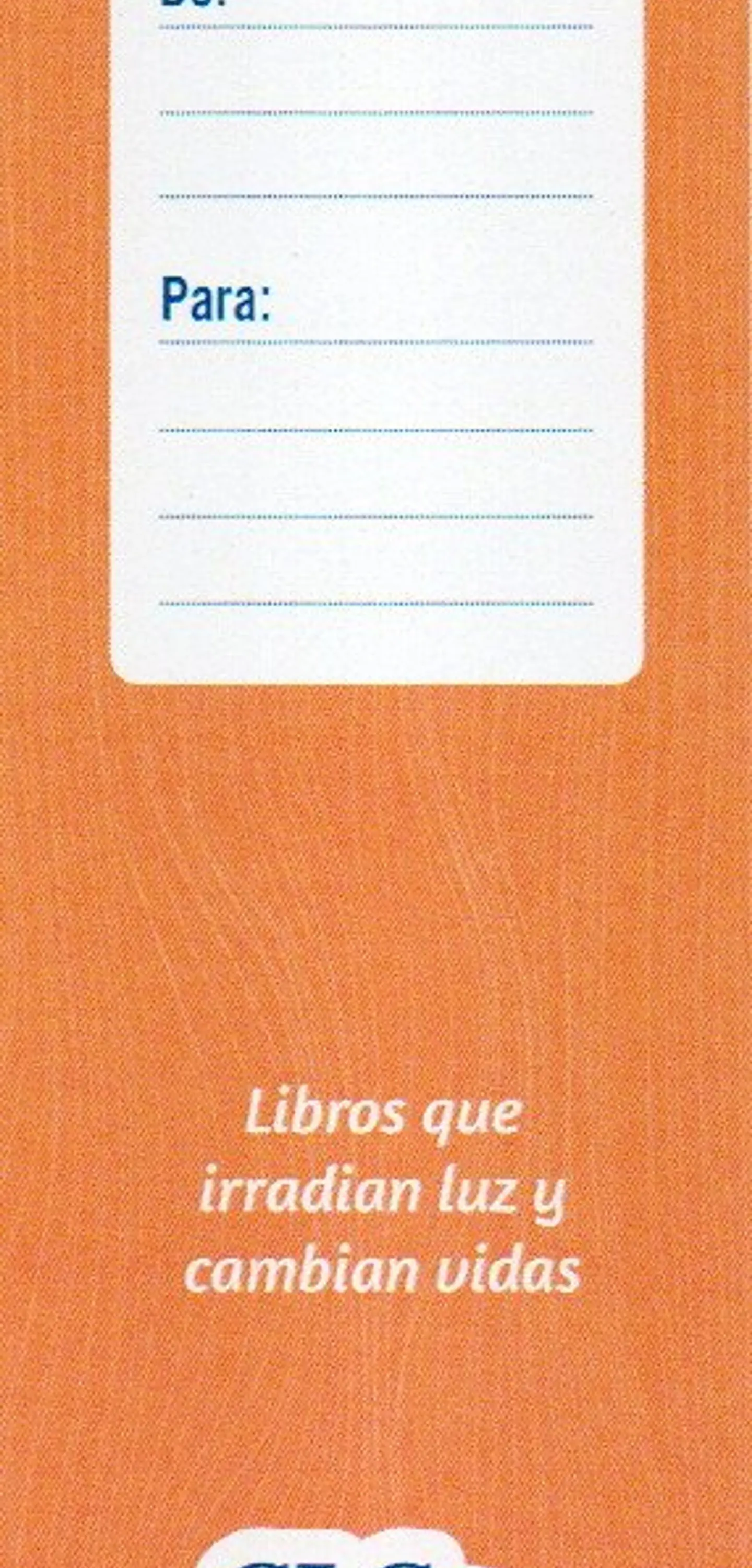 Marcapaginas - Tarjeta Dedicatoria Cristiana 1