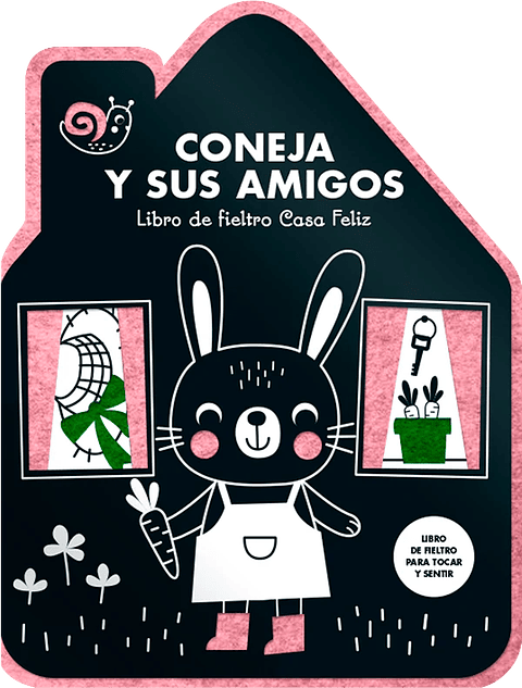 Conejo Y Sus Amigos Libro Fieltro Casa Feliz