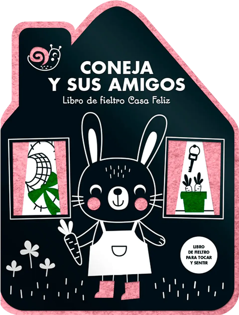 Conejo Y Sus Amigos Libro Fieltro Casa Feliz 1