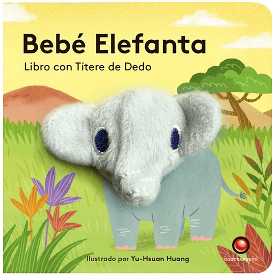 Libro Con Titere De Dedo. Bebe Elefanta