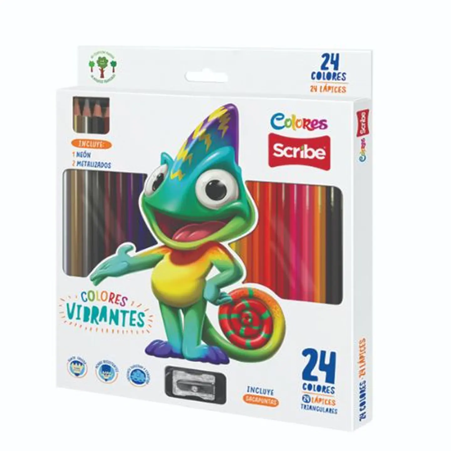 Scribe Colores Vibrantes 24 Lapices 1