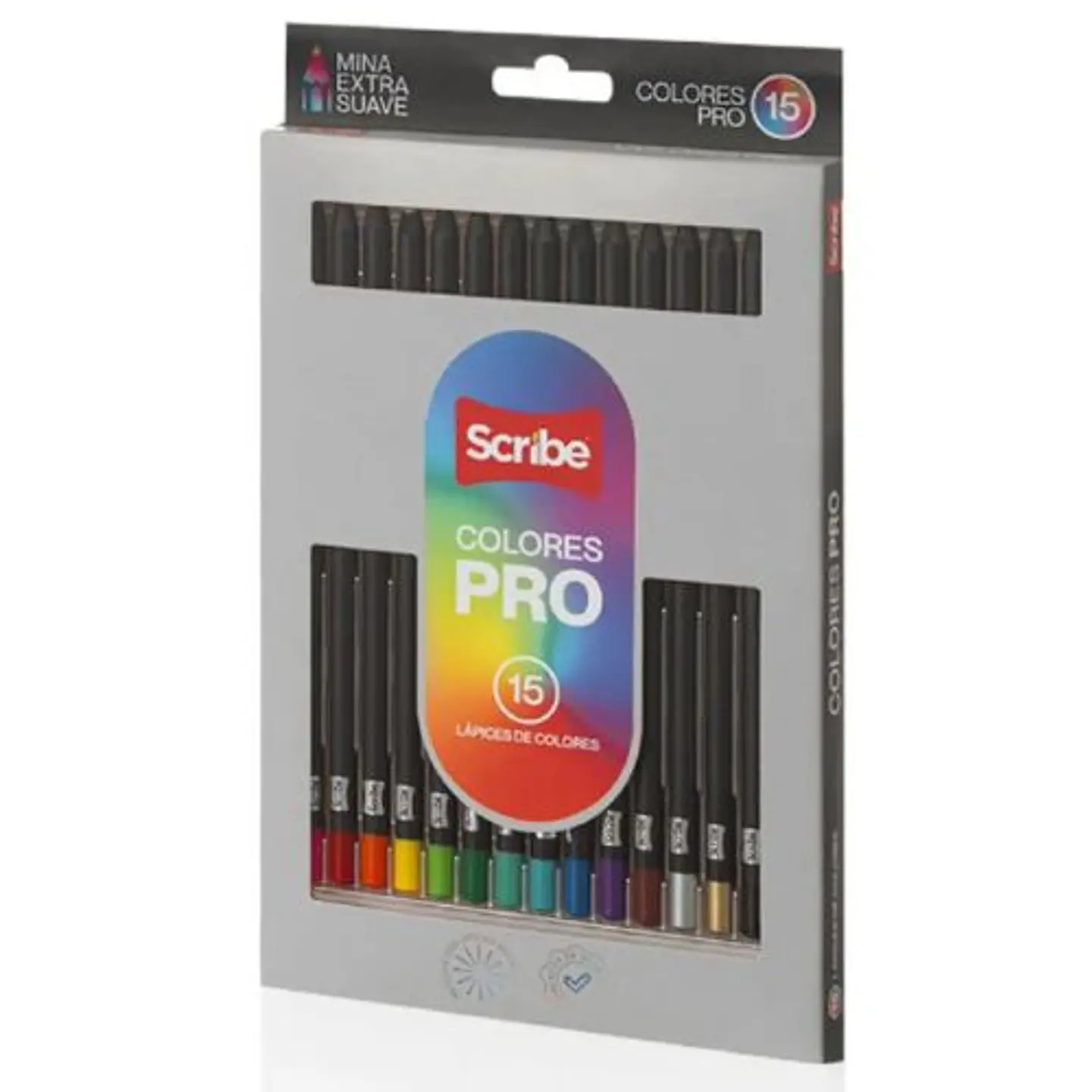Scribe Colores Pro 15 Lapices 1