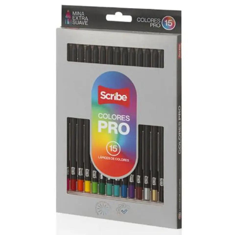 Scribe Colores Pro 15 Lapices 1