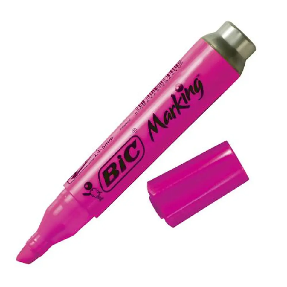 Bic Destacador  De Texto Rosado 1