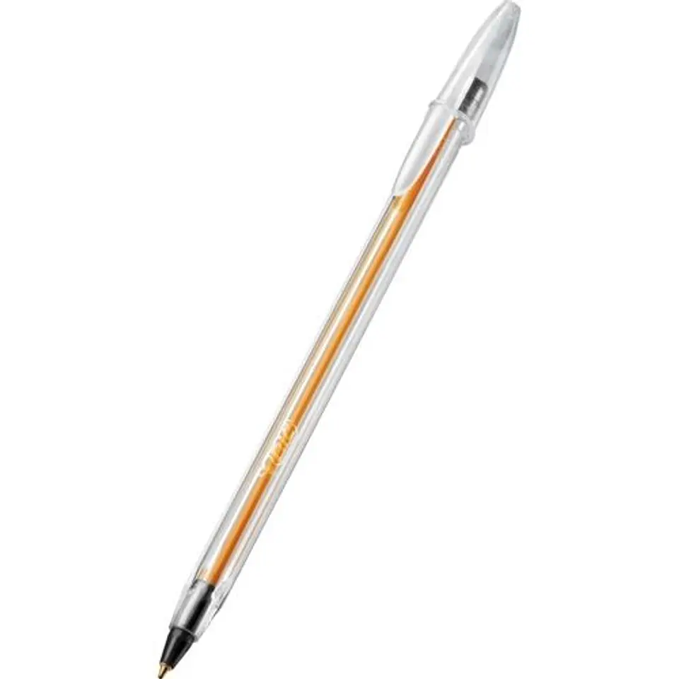 Bic Lapiz Pasta Cristal Negro Punta Fina  1