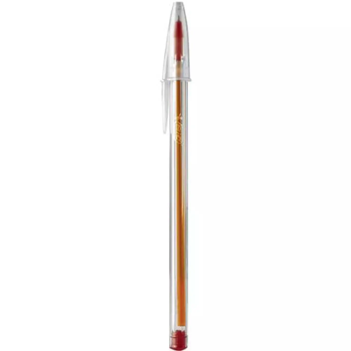 Bic Lapiz Pasta Cristal Rojo Punta Fina 1