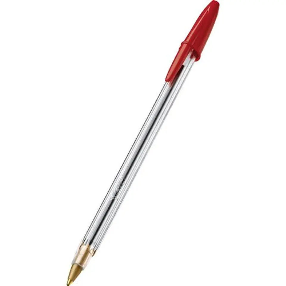 Bic Lapiz Pasta Cristal Rojo Clasico 1