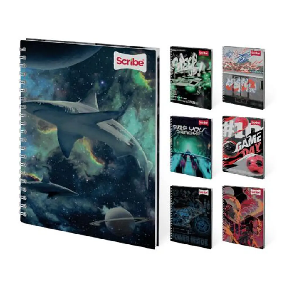 Scribe Cuaderno Mediano Masculino 120 Hojas 1