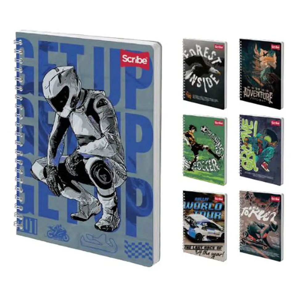 Scribe Cuaderno Mediano Masculino 100 Hojas 1