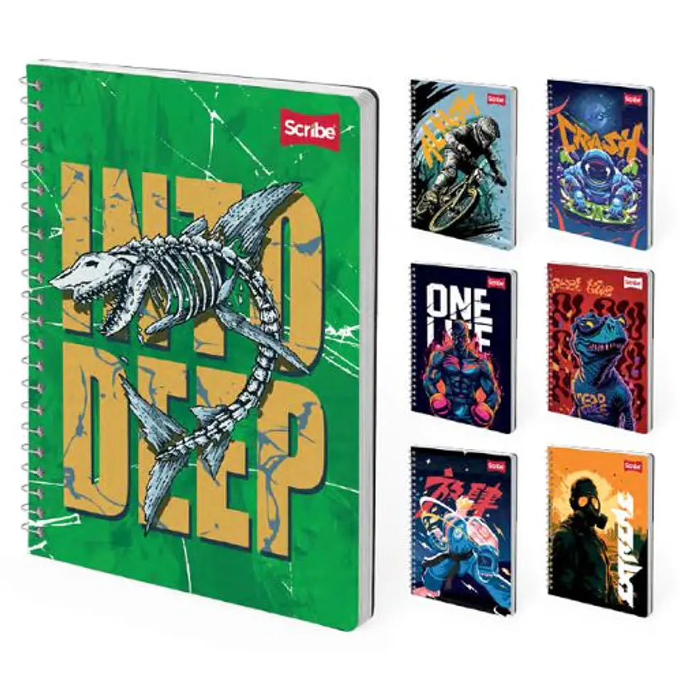 Scribe Cuaderno Grande Masculino 100 Hojas 1