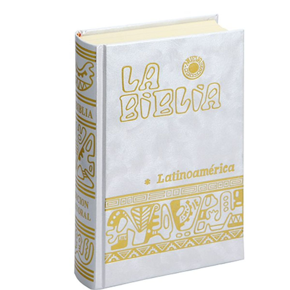 Biblia Latinoamericana Blanca Marmoleada (Nacarina) 1