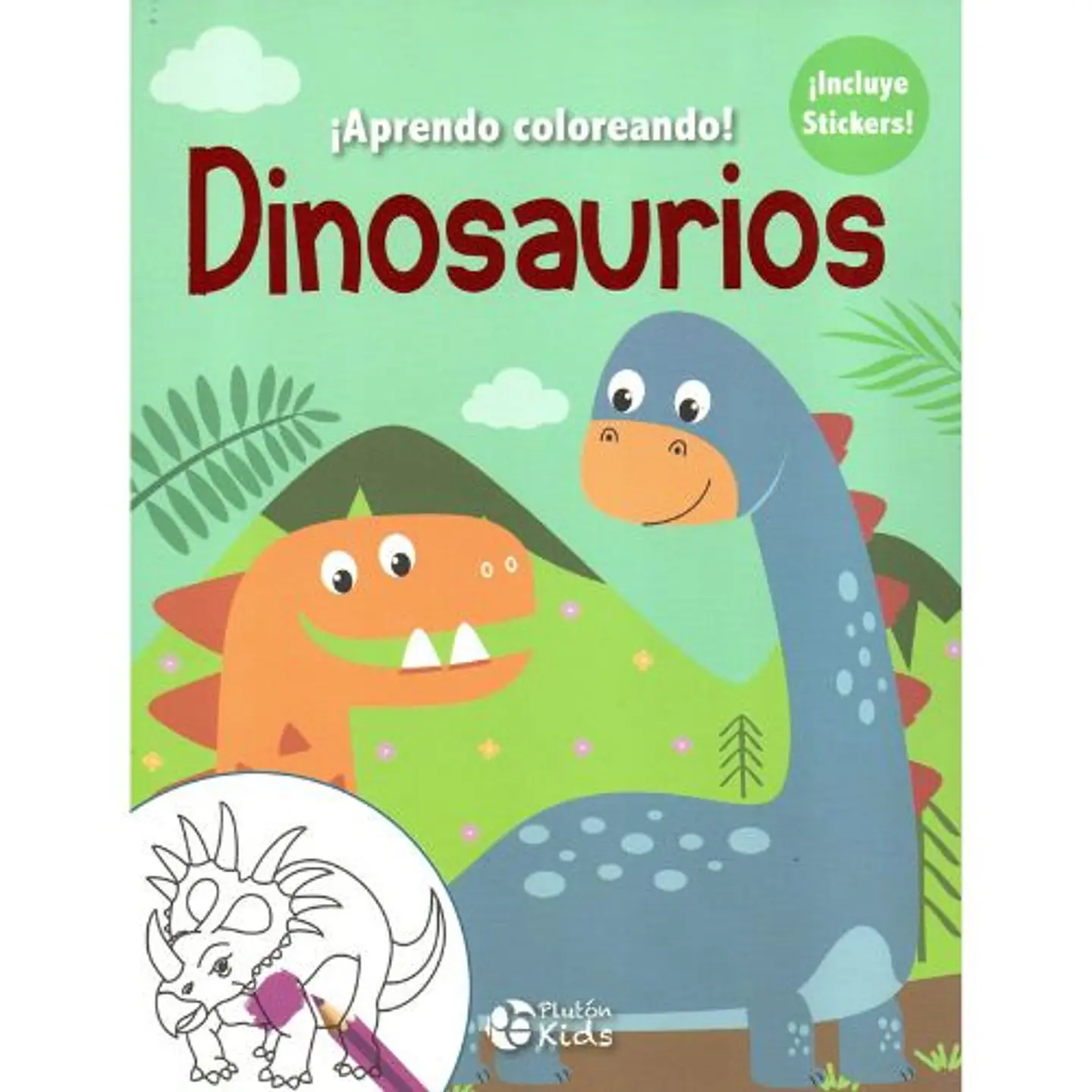 Aprendo Coloreando Dinosaurios En Ingles Y Español 1