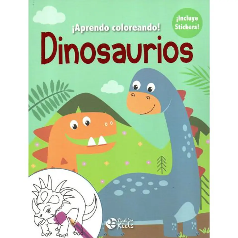 Aprendo Coloreando Dinosaurios En Ingles Y Español 1