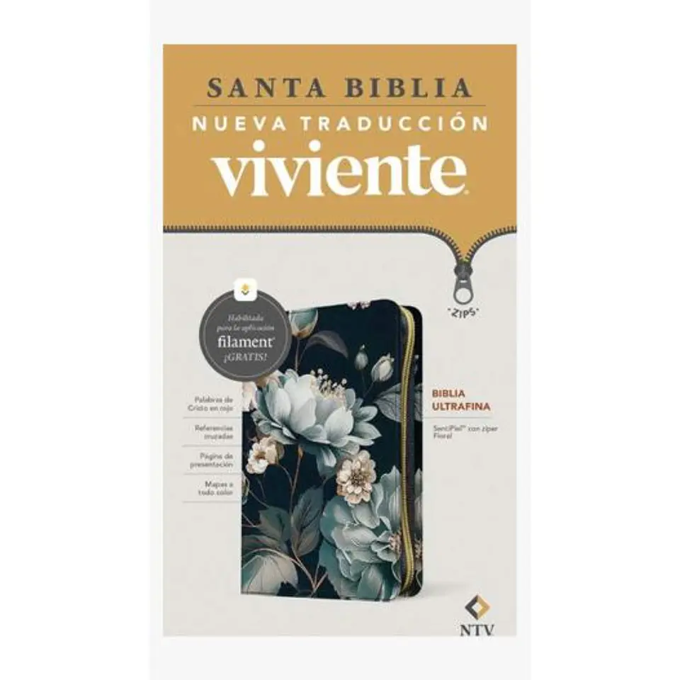 Biblia Ntv Ultrafina Con Cierre. Filament Bible 1