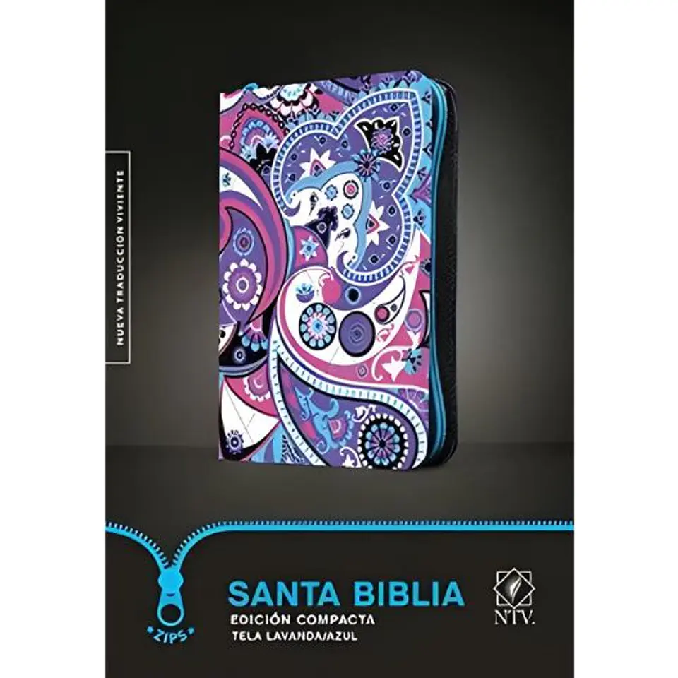 Biblia Ntv Con Cierre Lavanda (Tapa Tela Acolchada) Edicion Compacta 1