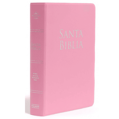 Biblia Reina Valera 1960 Letra Grande Vinil Rosa