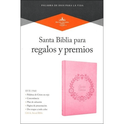 Biblia Reina Valera 1960 Para Regalos Y Premios Rosada