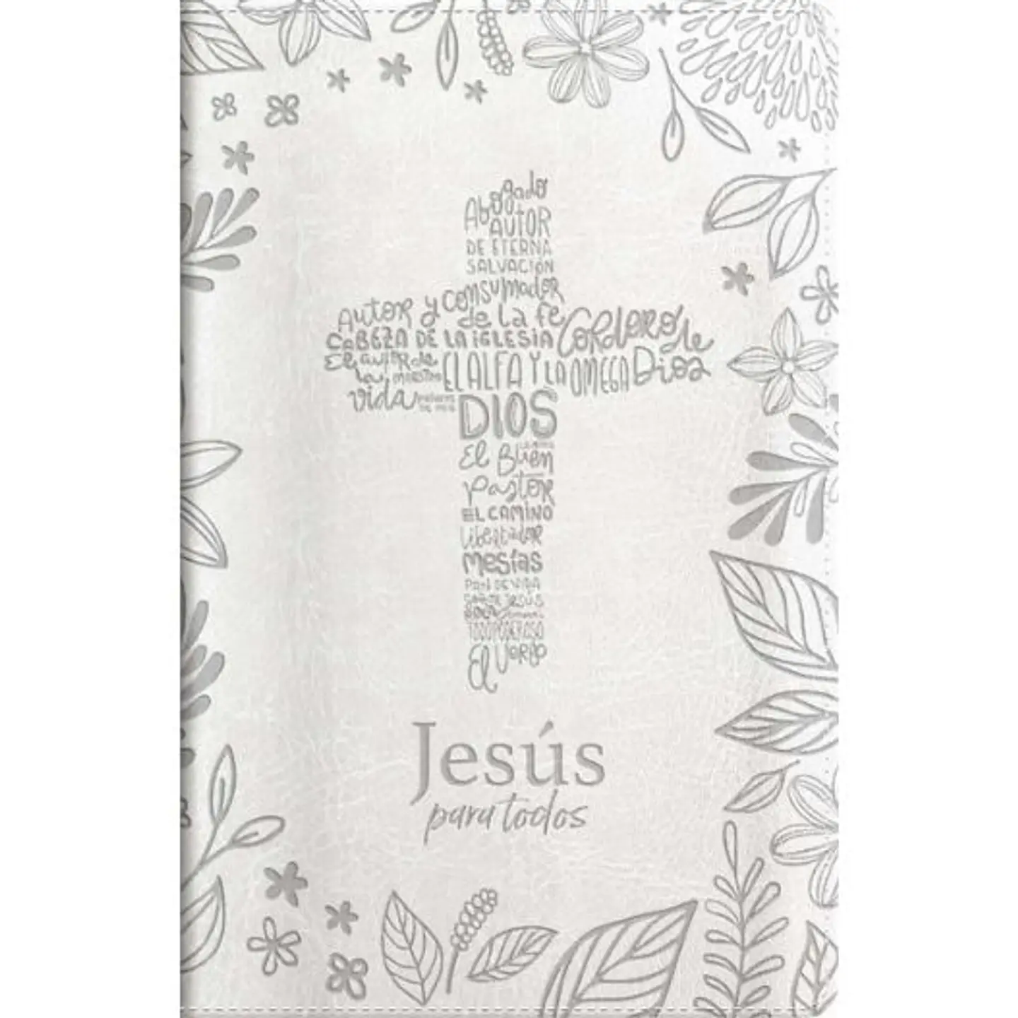 Biblia De Promesas Rvr1960 Tamaño Manual Letra Grande Jesus Para Todos (Blanca) 1
